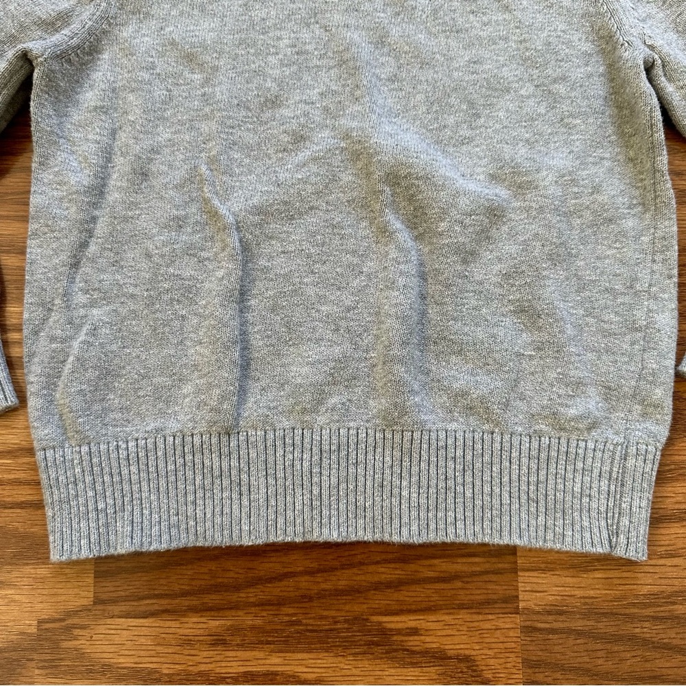 The Children’s Place Toddler Boys Size 4 XS Long Sleeve Sweater V-Neck Gray EUC! - Picture 2 of 7